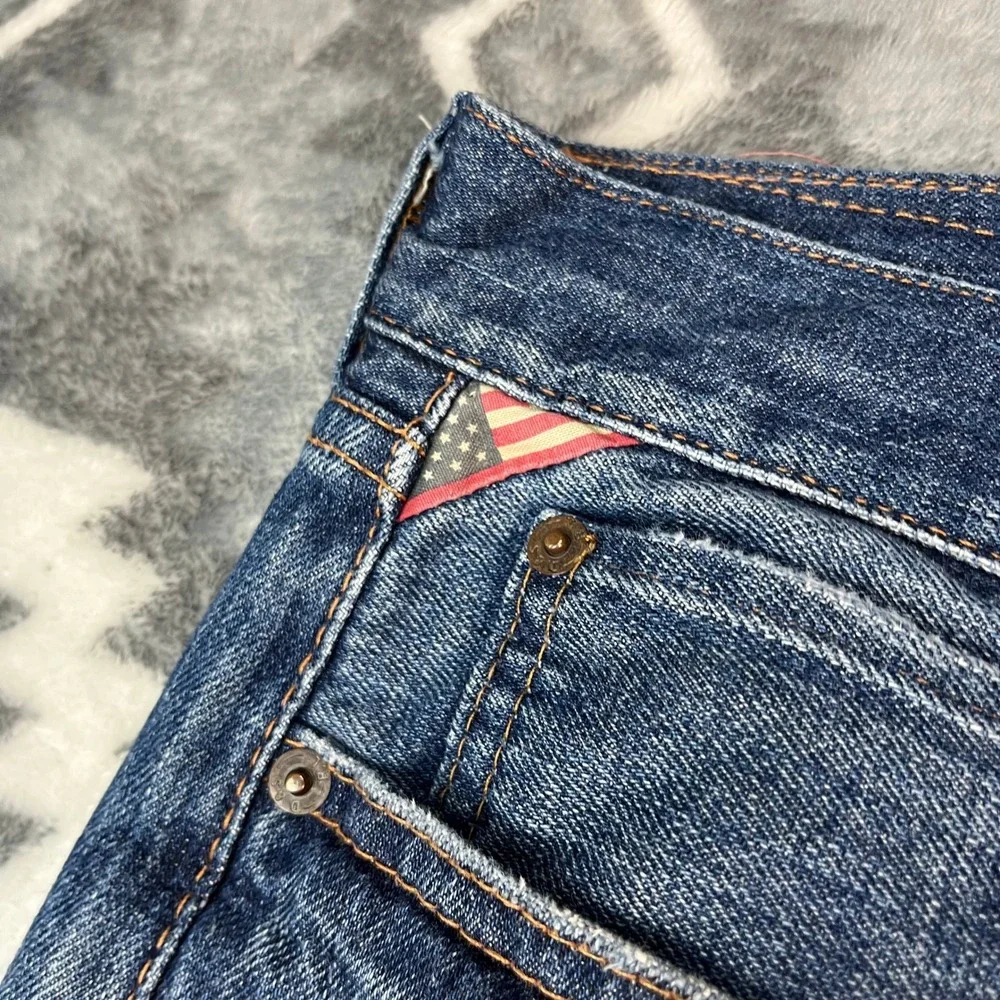 Denim & Supply Ralph Lauren Slim Fit Jeans Blue Medium Wash 36x34 Mens Cotton